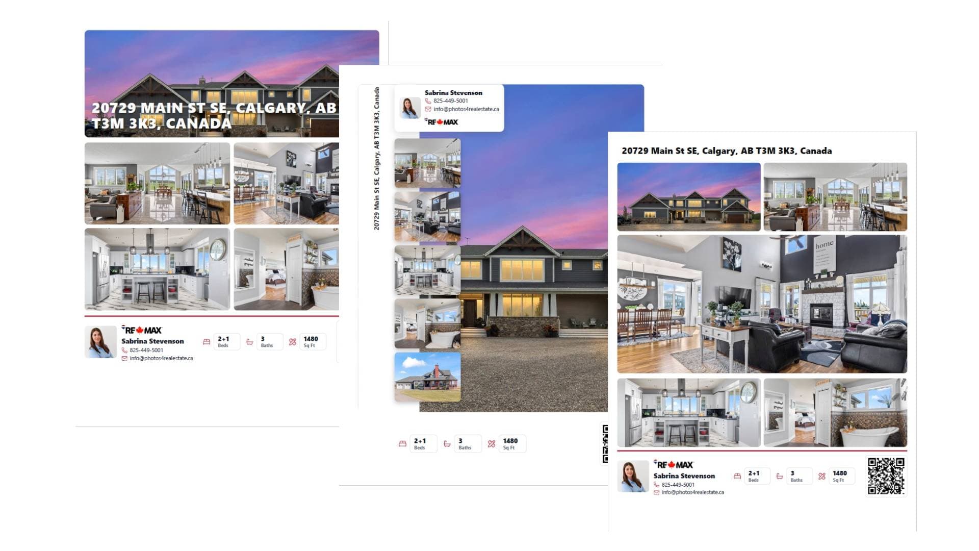 3 PDF Property Flyers